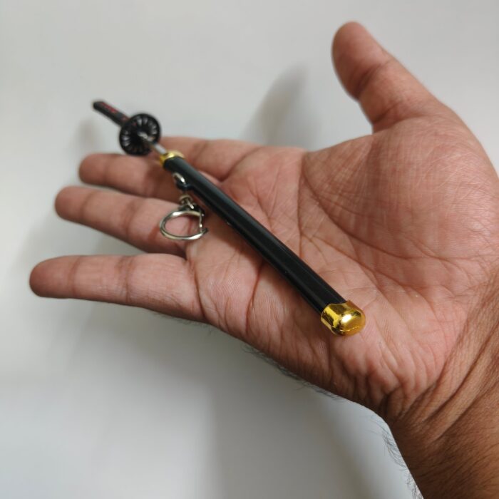 Demon Slayer Mini Katana Sword Keychain – Tanjiro Kamado's Nichirin Blade with Classic Hand Guard - Image 4