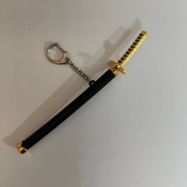 Demon Slayer Mini Katana Sword Keychain – Kocho Shinobu's Elegant Nichirin Blade
