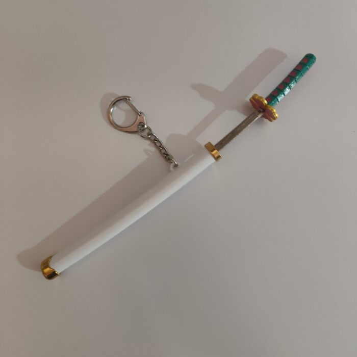 Demon Slayer Mini Katana Sword Keychain – Mitsuri Kanroji's Nichirin Blade - Image 4