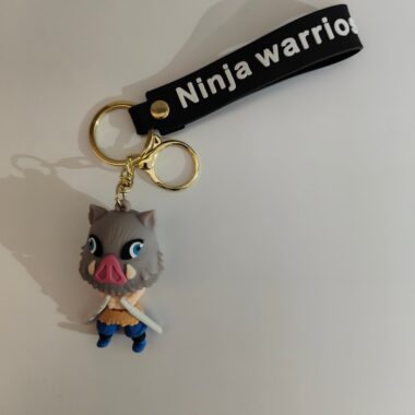 Inosuke Hashibira Soft Keychain – Demon Slayer Merchandise (7cm)