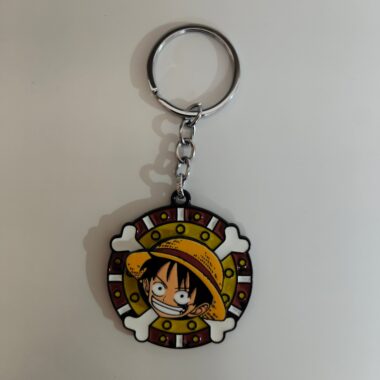 Monkey D. Luffy Spinning Metal Keychain – One Piece Merchandise