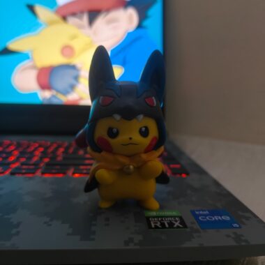 Pikachu in Mega Lucario Cosplay – Aura-Powered Collectible Figure - Pokemon