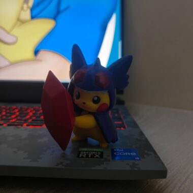 Pikachu in Mega Sableye Cosplay – Gem-Eyed Mischief Defender Figure - Pokemon