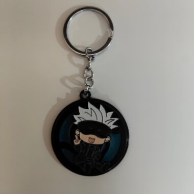 Satoru Gojo Spinning Metal Keychain – Jujutsu Kaisen Merchandise