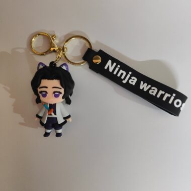 Shinobu Kocho Soft Keychain – Demon Slayer Merchandise (7cm)