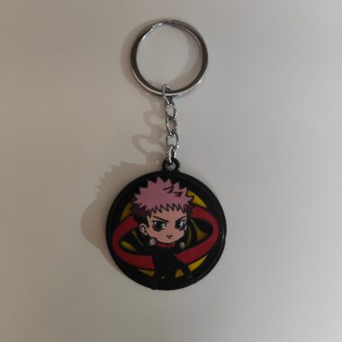 Yuji Itadori Spinning Metal Keychain – Jujutsu Kaisen Merchandise