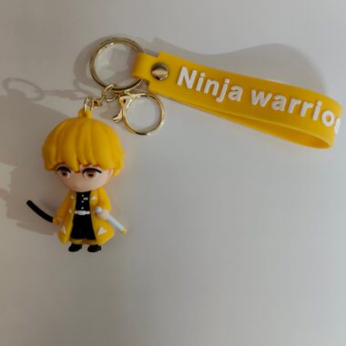 Zenitsu Agatsuma Soft Keychain – Demon Slayer Merchandise (7cm)