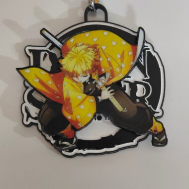 otaku-haven-default-title-zenitsu-agatsuma-spinning-metal-keychain-sleeping-warrior-pose-demon-slayer-merchandise-43887932637425